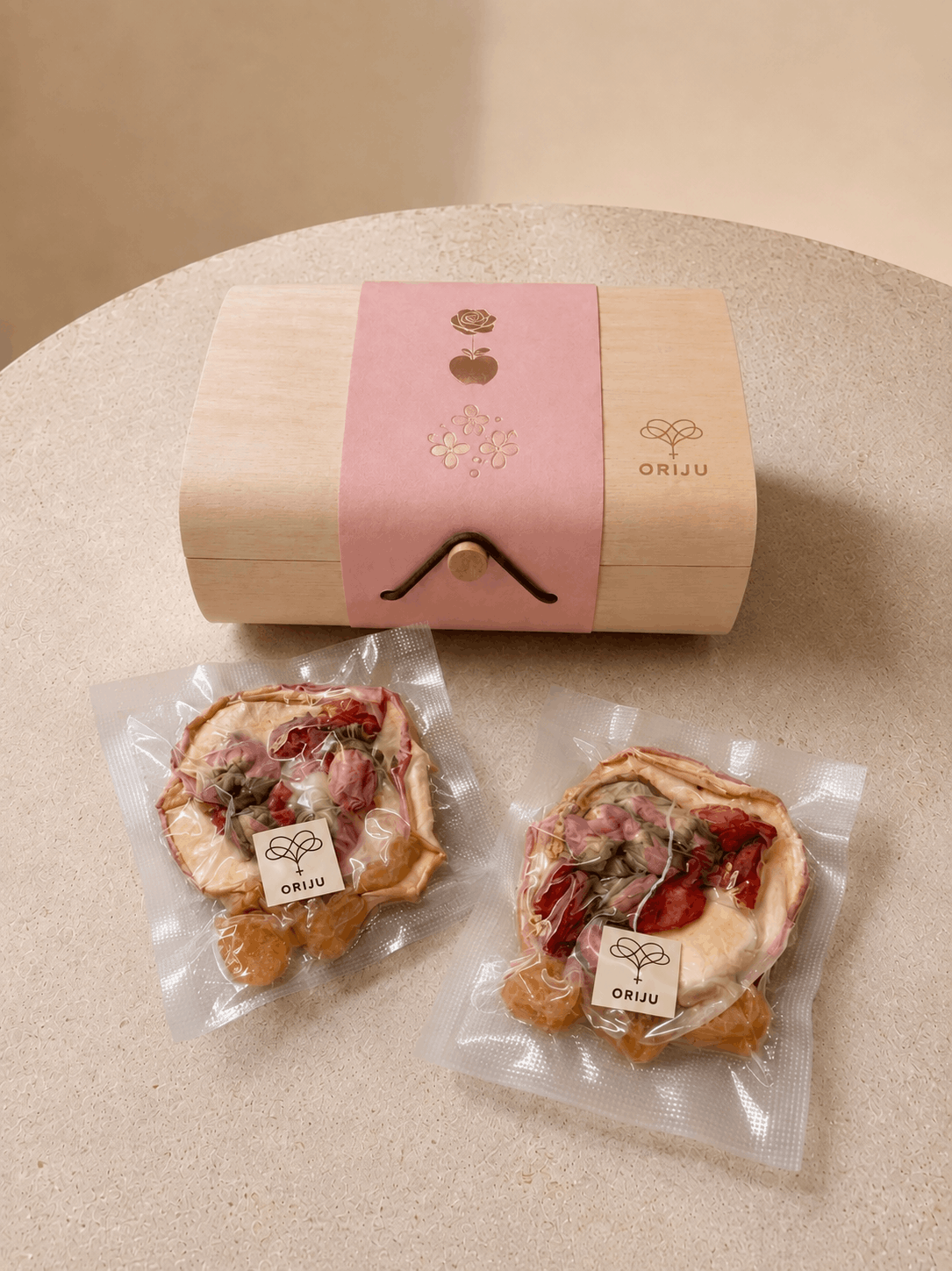 Duo Bundle ( Fig Snow Pear Tea + Apple Rose Tea )